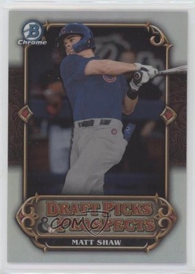 2023 Bowman Draft Picks & Prospects Refractor 18/250 Matt Shaw #DPP-8 0in6