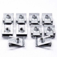 M5 Zinc Coated Steel Slide On Chimney Nut M20.1 x 14.2 x 6.7 x 10 CLIP2-10