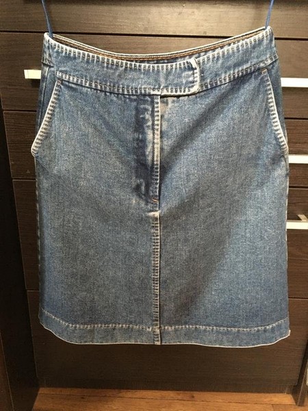 Women Boden Skirt Navy Denim 38 / M / 46