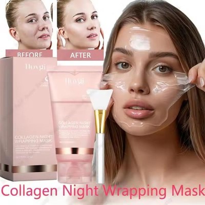 Collagen Night Wrapping Peel-Off Mask, Koreanische Kollagen Maske für Gesicht DE