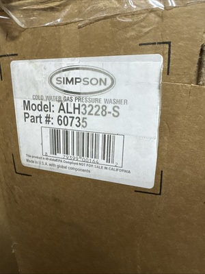 #ad Simpson Cleaning ALH3228S 3200 PSI at 2.8 GPM Gas Pressure Washer Powered by $775.00