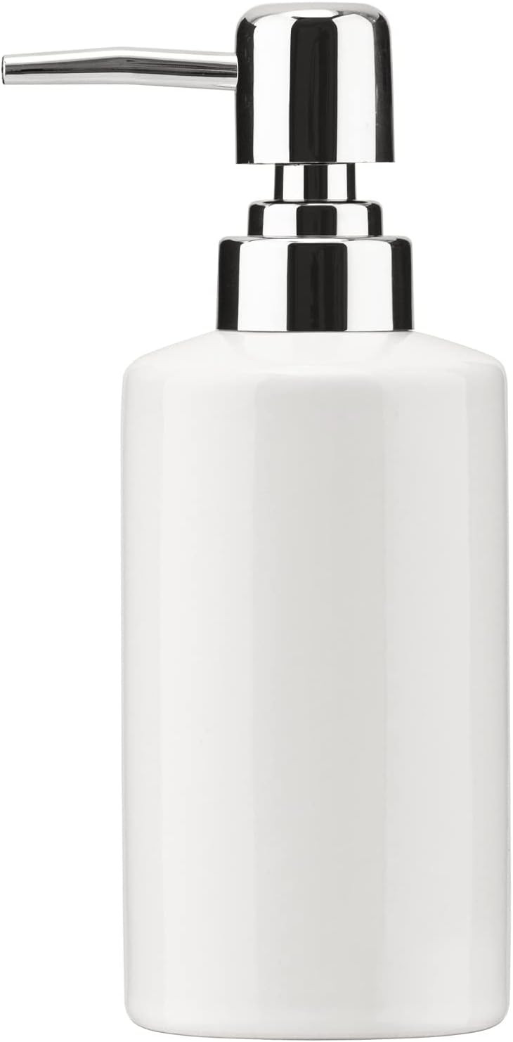 FE Soap Dispenser, 300ml/10oz Ceramic Liquid Pump White-image