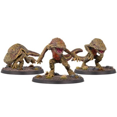 Modiphius Entertainment: Fallout Miniatures: Creatures - Gulpers - 3 Resin Figur