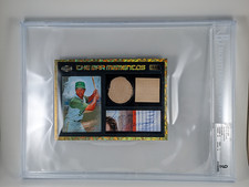 2018 The Bar Mementos BGS 9/9 REGGIE JACKSON Autograph Mr Oct GU Dual Bat Relics