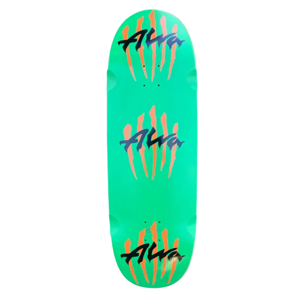 Alva Skateboard Deck Egg Triple Scratch Team Logo Orange 10.6 | eBay