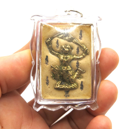 VTG Hanuman Pendant Monkey King Thai Amulet Guardian Fortune & Muay Thai Boxing