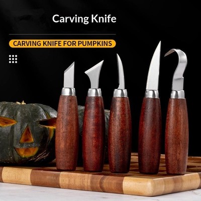 5pcs Tools For Wood Carving Chisel Woodworking Cutter Hand Tool Set Wood Carving
