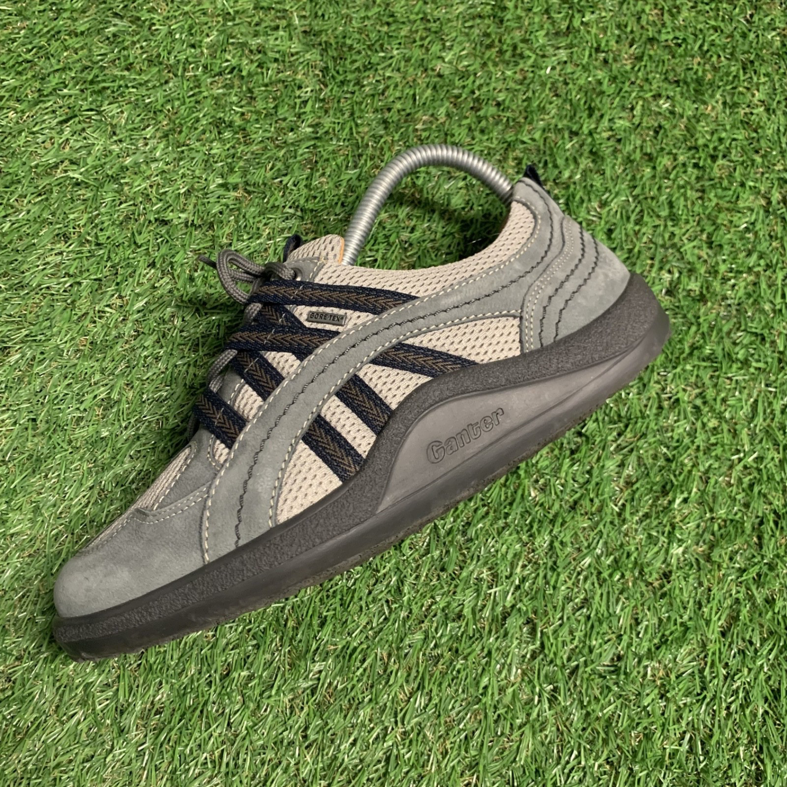 Zapatos de mujer Ganter zapatos elegantes talla EU 37,5, UK 5 cuero auténtico Goretex gris