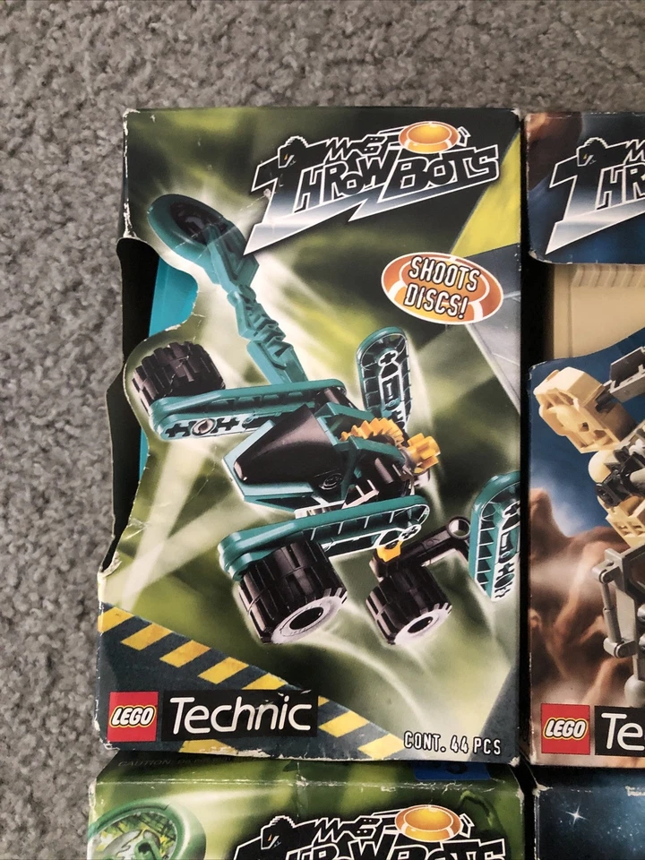 LEGO Technic Throwbots 1999 Lot Of 4 NOS Brand New Turbo, Granite, Amazon & Jet - Image 2 of 4