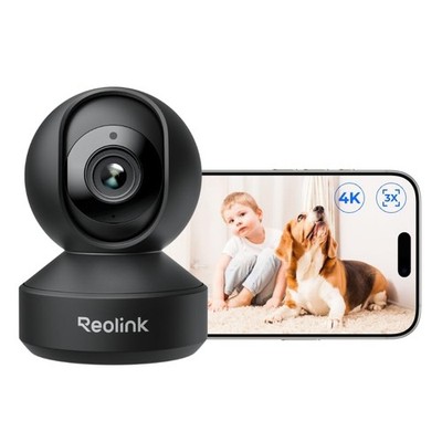 REOLINK Smart 4K UHD Pan & Tilt Dual-Band Wi-Fi 6 Indoor Security Camera with 3X