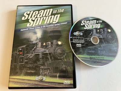 #ad STEAM IN THE SPRING DVD 2005 TRAIN RAILROAD LOCOMOTIVE COLORADO NEW MEXICO OHIO $12.95