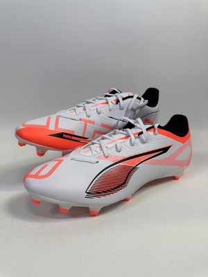 Puma Herren Ultra 5 Play FG/AG Stollen weiß Fußballschuhe 108169-01