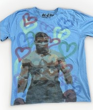 Art of War Mike Tyson Tee Shirt L USA Made Vintage Streetwear Boxing Graphic