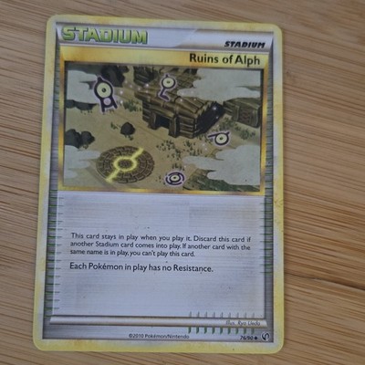 Pokémon TCG Ruins of Alph Stadium Undaunted Uncommon 76/90 2010 Ryo Ueda