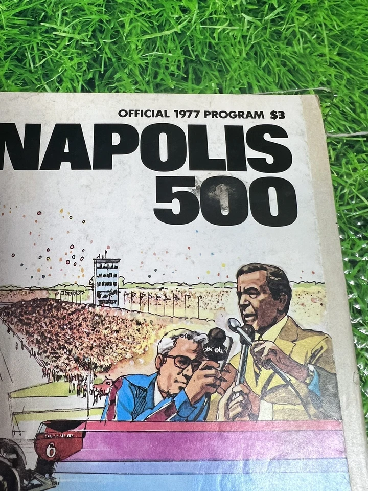 OFFICIAL 1977 INDIANAPOLIS 500 RACE PROGRAM - A.J. FOYT WINS - Image 2 of 4