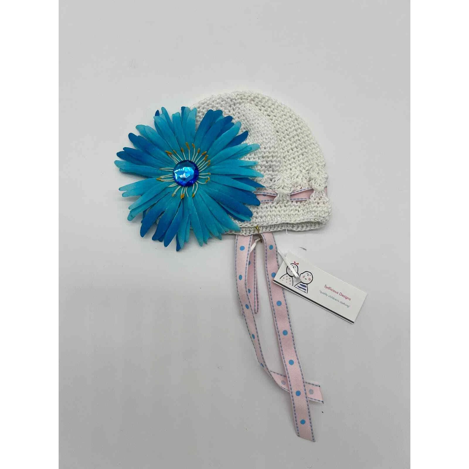 Sydlicious Designs Infant Crochet Flower Hat