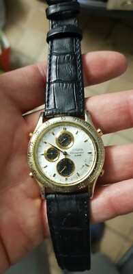Orologio Citizen Chronograph Alarm cal. 6850 - G81651 - cinturino in pelle  | eBay