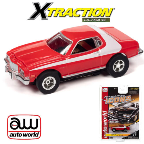 NEW Auto World Xtraction 1976 Ford Torino HO Scale Slot Car FREE US SHIP - Picture 1 of 5