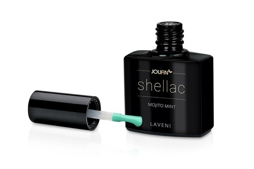 Jolifin LAVENI Shellac - mojito mint 12ml - Bild 3 von 3