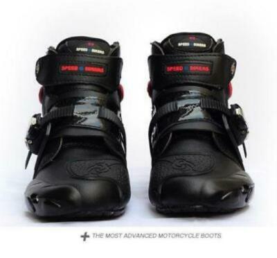 Pro-biker Mens Ankle Boots Motorcycle Riding Fashion Racing Shoes
