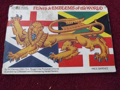 Brooke Bond Bildkarten Flaggen & Embleme der Welt. Komplettsatz. album