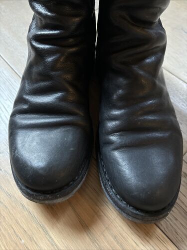 Fiorentini + Baker Talla 35 ELLA Mujer Botas Negras Cremallera Cuero Italia - Imagen 3 de 12