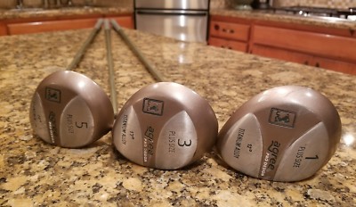 LPGA AGREE Plus Size Lot (x3) Wood Golf Clubs Set  #1 #3 #5 PRODesign Titanium 