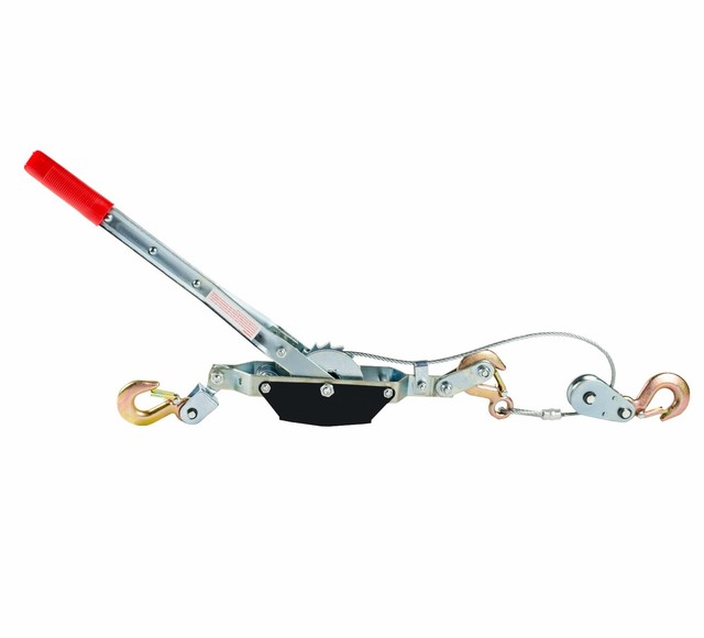 Heavy Duty Rope Puller 3300 lb Capacity, Great For Tree Work,Pulling