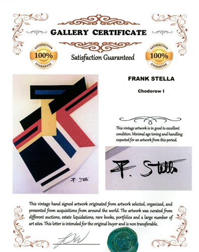 Frank Stella - 11x14 PRINT - Pre Matted - FRAME READY - Hand Signed Signature - Picture 3 of 12