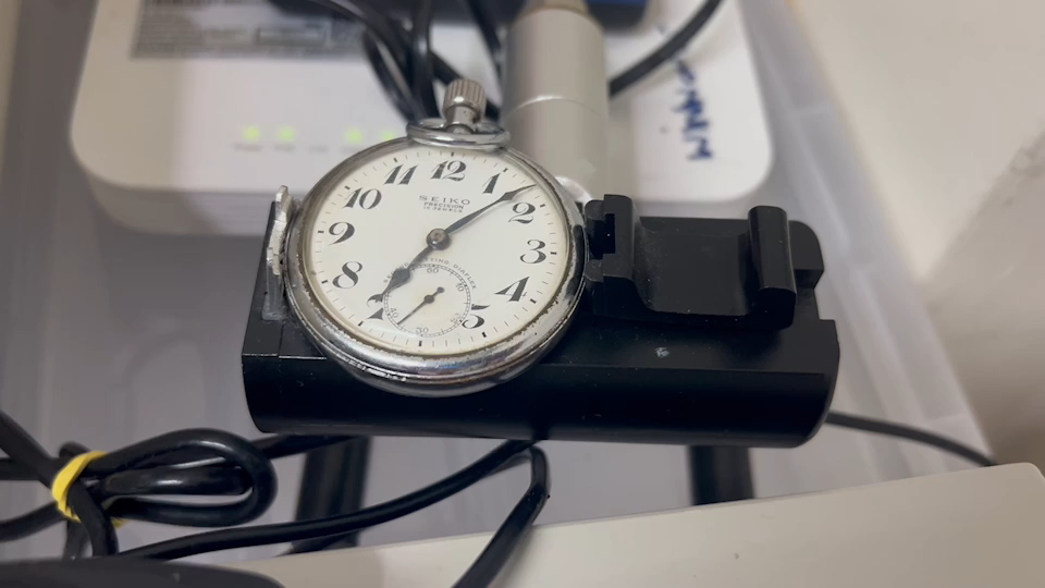 Seiko precision 15 J Japan Railway 50 mm pocket watch second