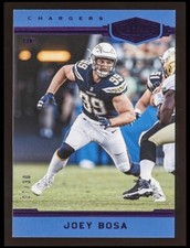 2018 Panini Plates & Patches Joey Bosa #27/30 Purple Foil #108 Football