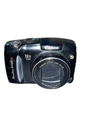 Canon PowerShot SX120 IS PC1431 Black 10.0MP 10X Optical Zoom Digital Camera
