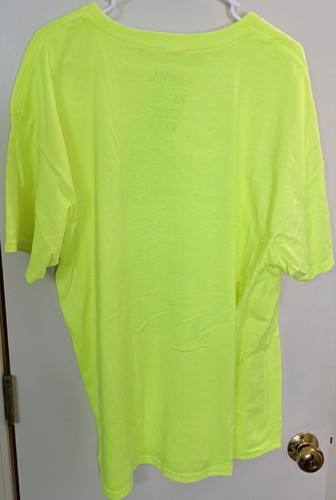 Lootcrate American Cryptids Loveland Frogman T-Shirt - XL Neon Yellow - Picture 3 of 4