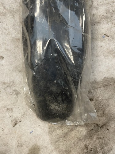 Cemoto Universal Metallic Black Front Mudguard Supermotard Part Number 7000 NEW - Picture 3 of 9