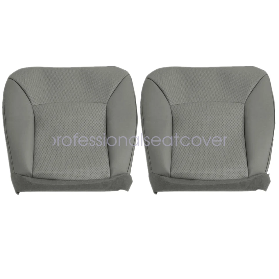 2002-2008 For Ford E150 E250 E350 Van Driver Passenger Bottom Seat Cover Gray - Image 2 of 4