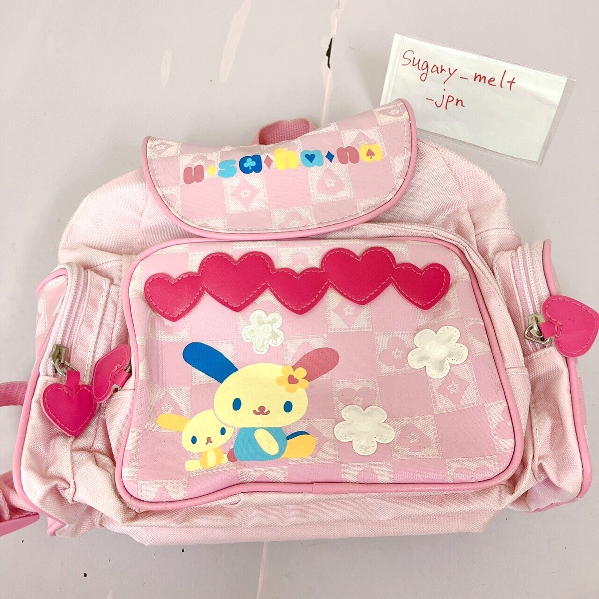 Sanrio Usahana Backpack Rucksack School Bag Pink Rabbit  display picture 2