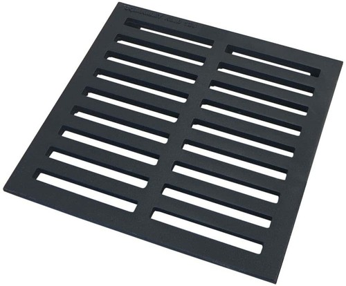 Einlaufrost, Hierro Fundido, Negro, Transitable 300x300mm, Clase B125 - Imagen 3 de 4