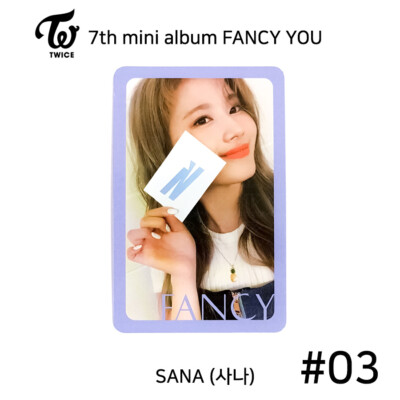 TWICE 7th mini album FANCY YOU Official Photocard SANA KPOP