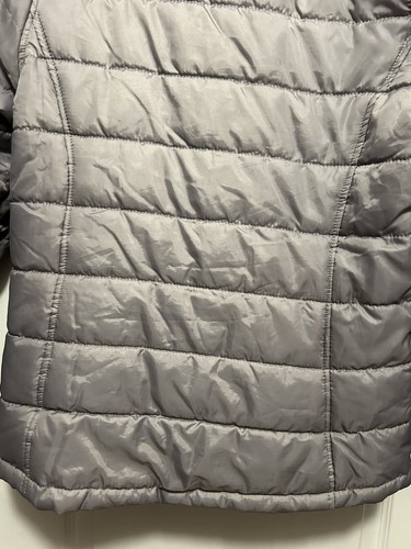 Reebok Kids Unisex XL Plus 18 Gray Dalian Puffer Full Zip Coat Jacket Mock Neck - Picture 14 of 17