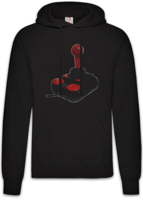Arcade Joystick Hoodie Sweatshirt Fun Geek Nerd Gamer Gaming Computer Scientist
