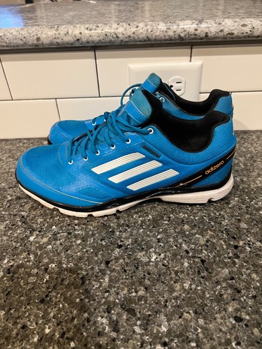Adidas adizero Sport Golf Shoes - Mens Lead/Silver/Slime Size 9.5 - Picture 3 of 6
