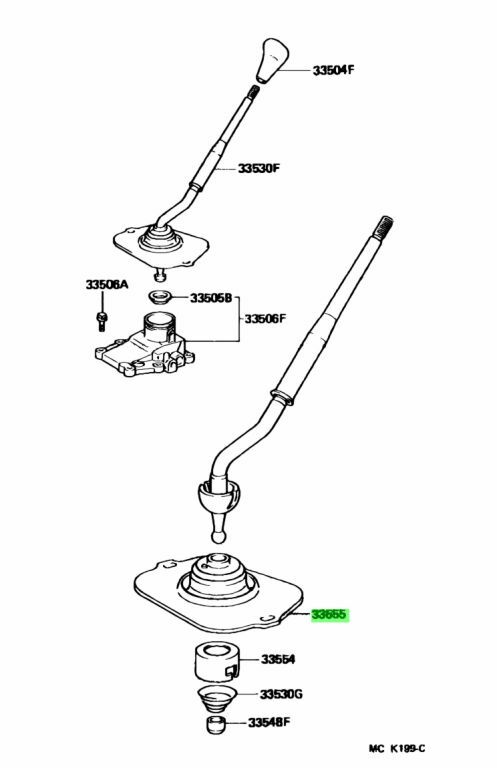 Toyota OEM genuine boots, shift lever 33555-60071 | eBay