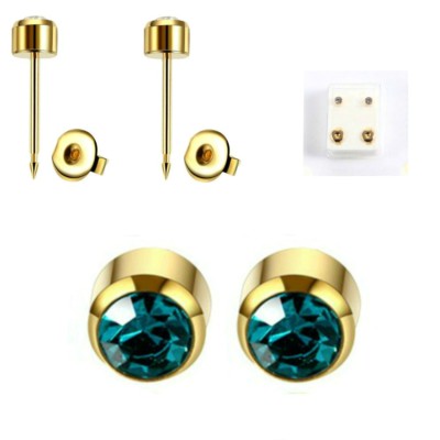 Edelstahl Ohrstecker Flachrücken - Hypoallergen Für Helix & Tragus