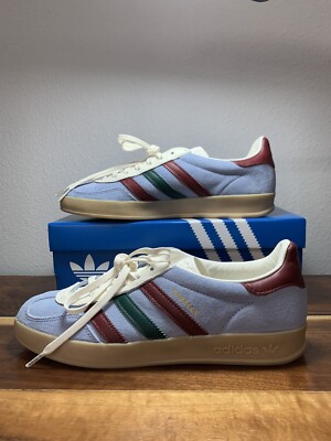 adidas gazelle silver green womens Adidas Gazelle Indoor Blue Dawn main image 1