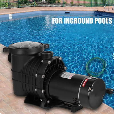 110-120V Filter Pump 1.5HP 6000GPH Inground Swimming POOL PUMP MOTOR w/ Strainer