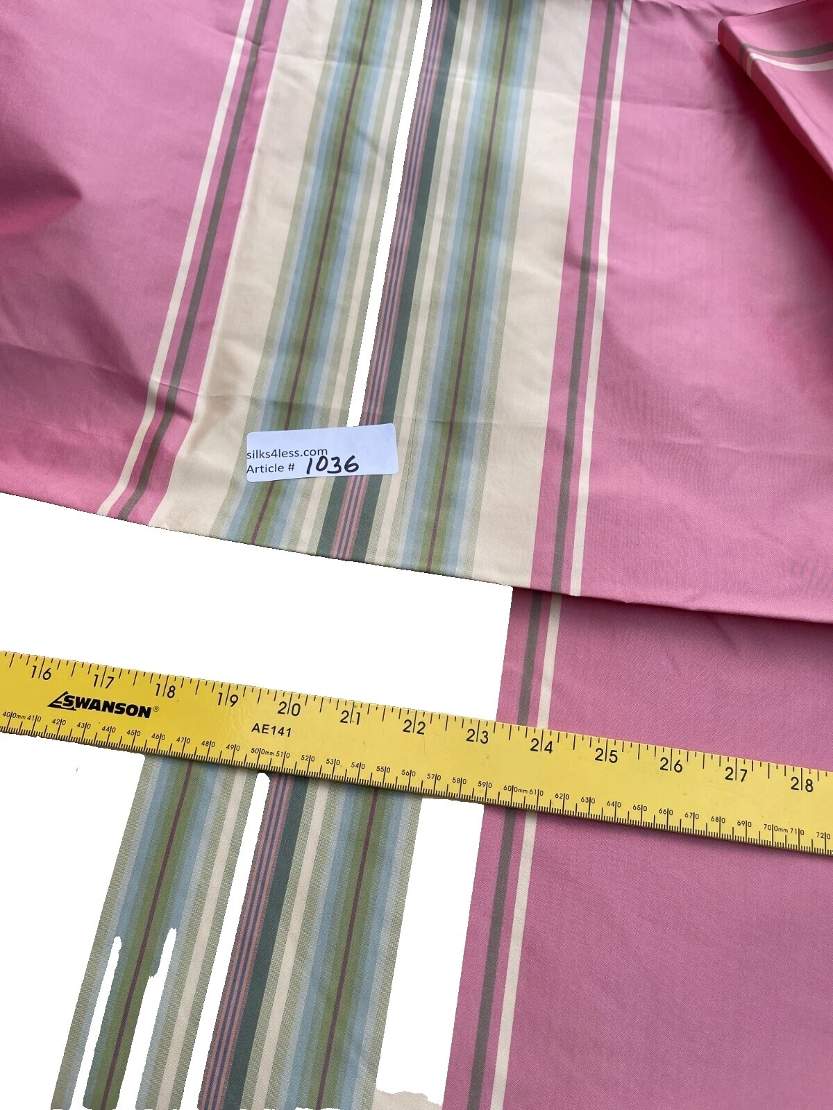 Striped Taffeta Upholstery Craft Fabrics