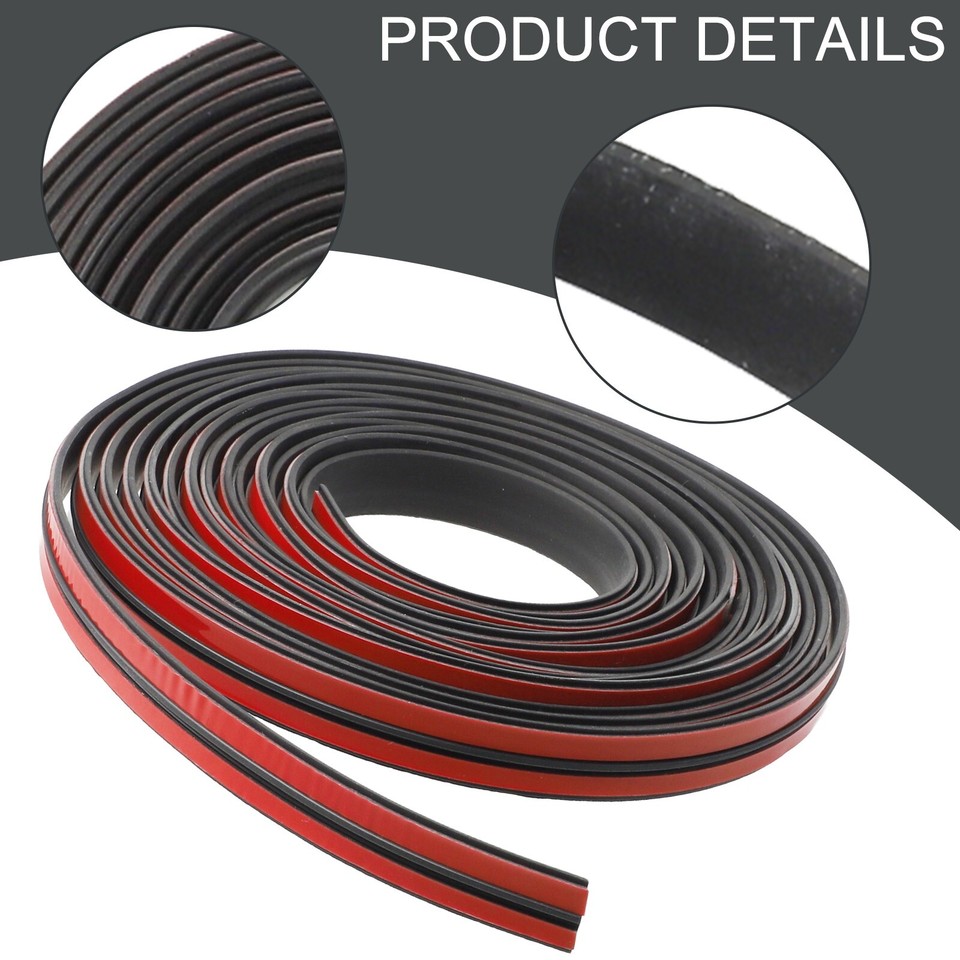 Striscia Di Tenuta Per Parabrezza Auto - Gomma EPDM 5 Metri - Autoadesiva Antirumore - Foto 11