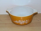 Vintage Pyrex 2 1/2qt Cinderella Mixing Bowl #475-B Butterfly Gold-Ex Cond