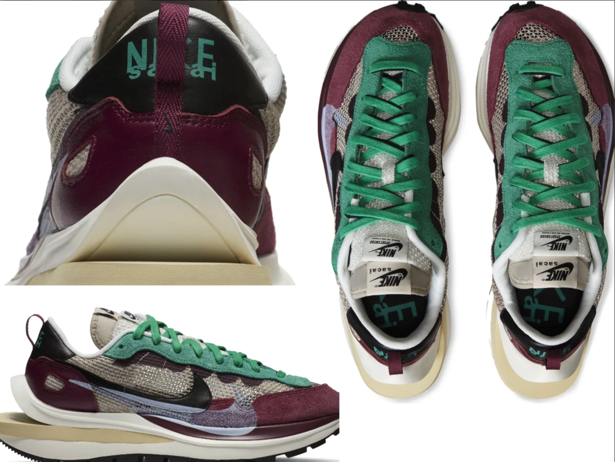 Sacai X Nike Vaporwaffle Mesh Trainers Sneakers Shoes New eBay