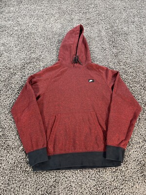 nike aw77 hoodie red